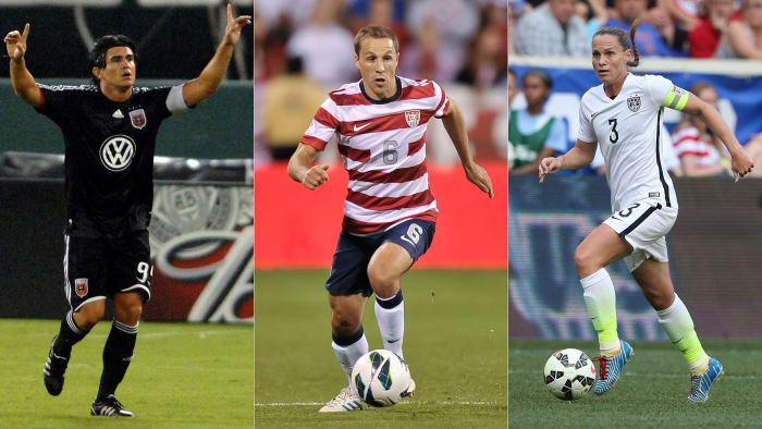 Jaime Moreno, Steve Cherundolo and Christie Pearce are inducted to the National Soccer Hall of Fame